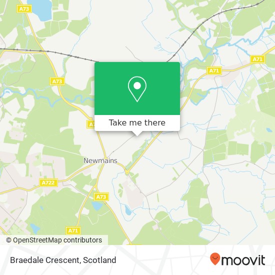 Braedale Crescent map