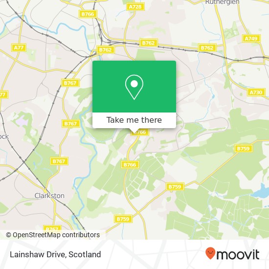 Lainshaw Drive map