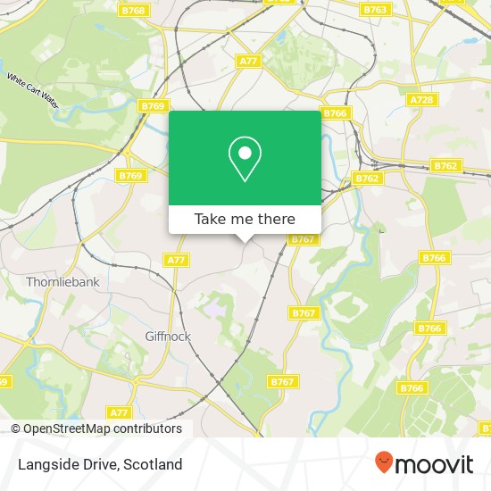 Langside Drive map