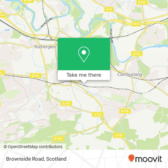 Brownside Road map