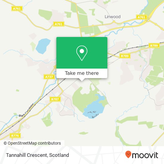 Tannahill Crescent map