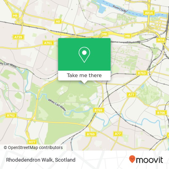 Rhodedendron Walk map