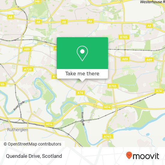 Quendale Drive map