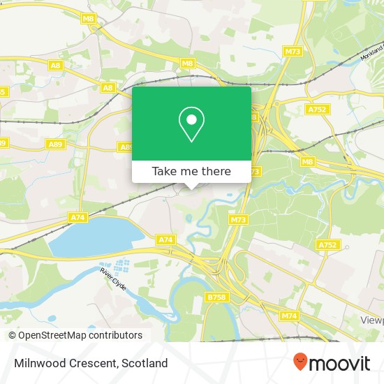 Milnwood Crescent map