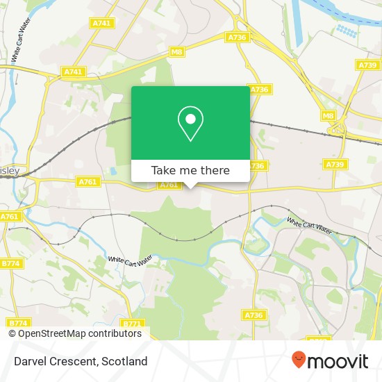 Darvel Crescent map