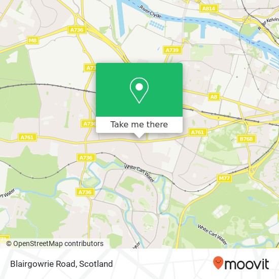 Blairgowrie Road map