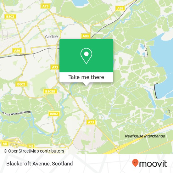 Blackcroft Avenue map