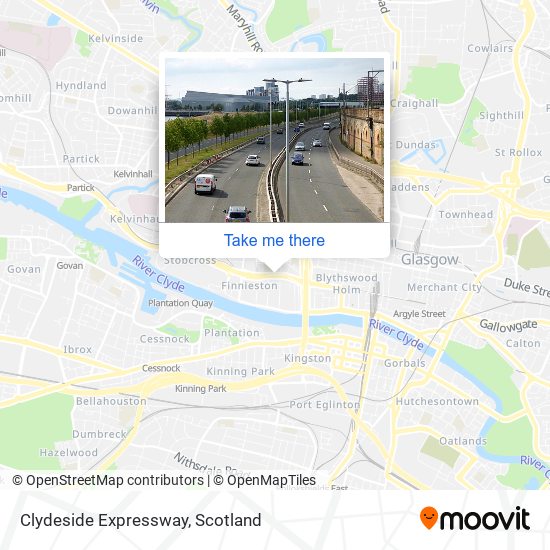 Clydeside Expressway map