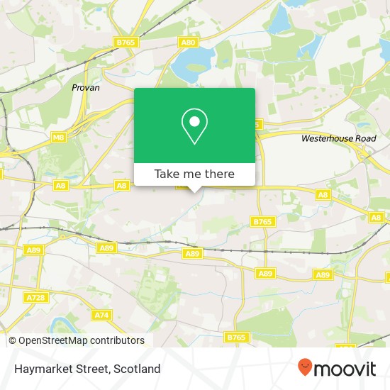 Haymarket Street map