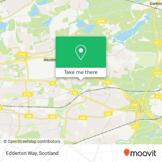 Edderton Way map
