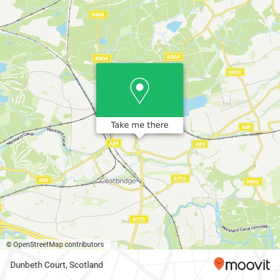 Dunbeth Court map