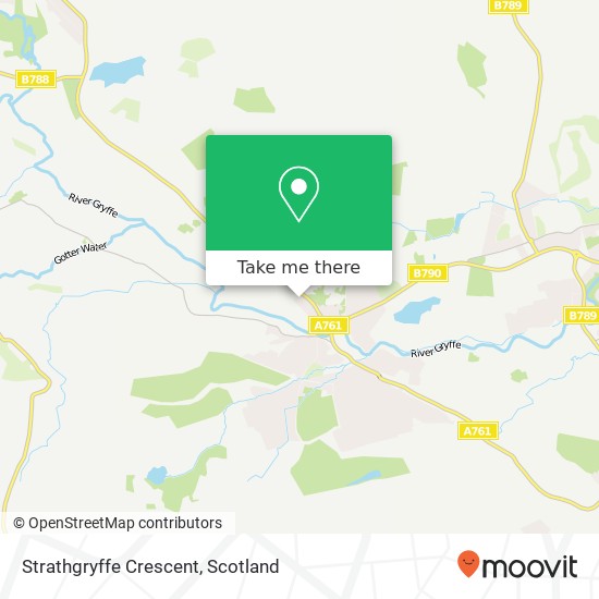 Strathgryffe Crescent map