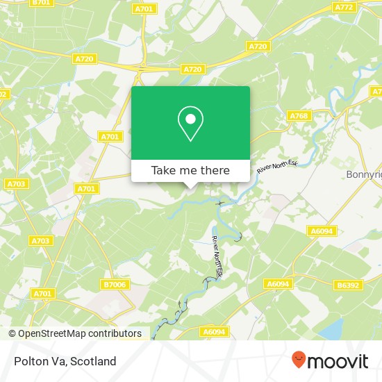Polton Va map