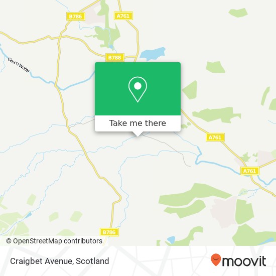 Craigbet Avenue map
