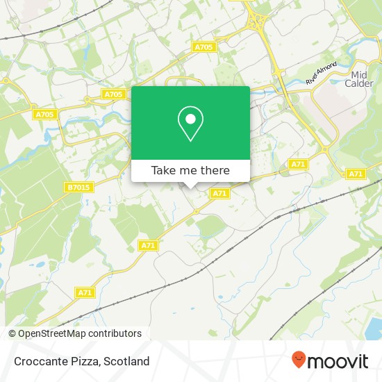 Croccante Pizza map