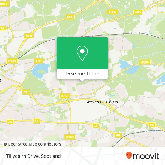 Tillycairn Drive map