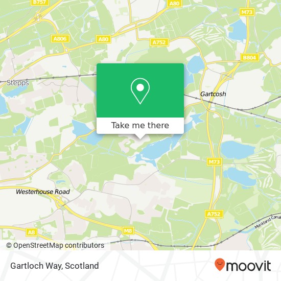 Gartloch Way map