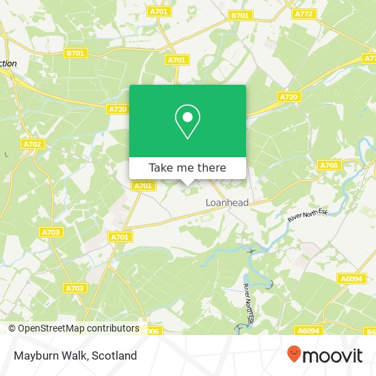 Mayburn Walk map