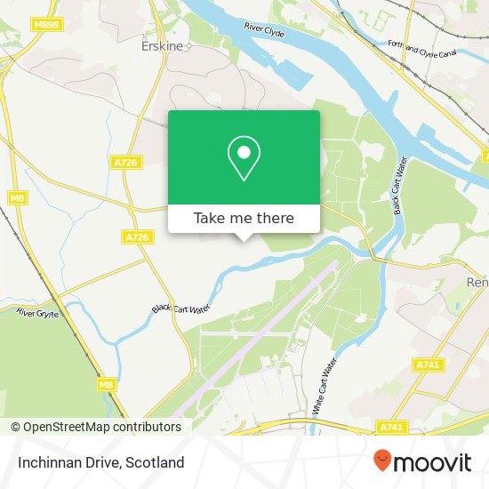 Inchinnan Drive map