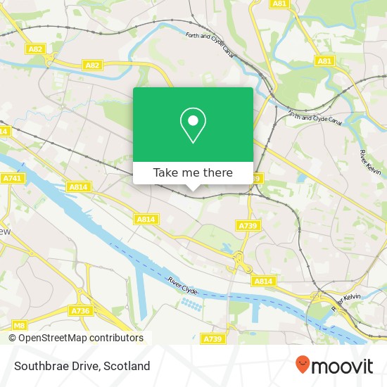 Southbrae Drive map