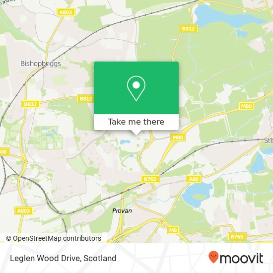 Leglen Wood Drive map
