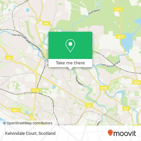 Kelvindale Court map