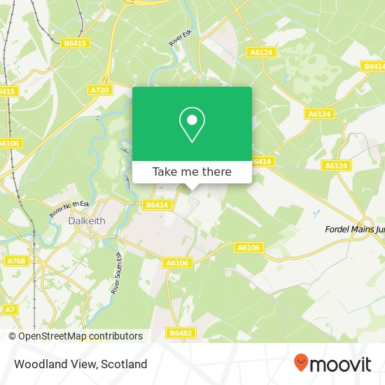 Woodland View map