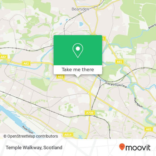 Temple Walkway map
