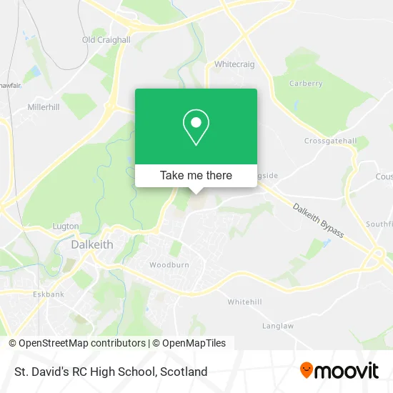 St. David's RC High School map