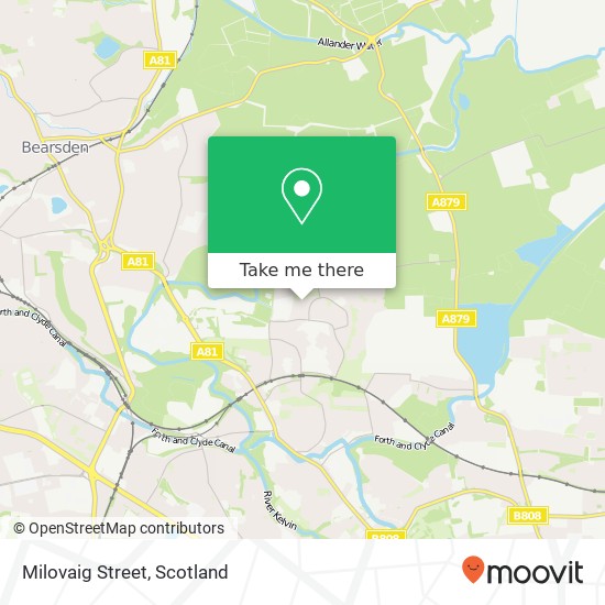 Milovaig Street map