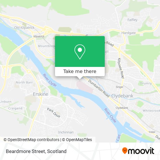 Beardmore Street map