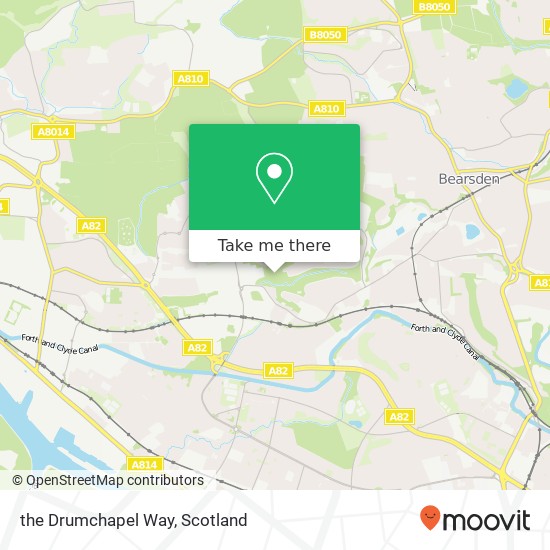 the Drumchapel Way map