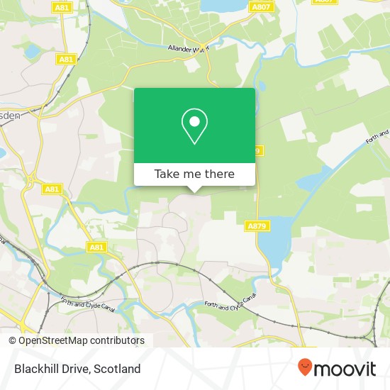 Blackhill Drive map