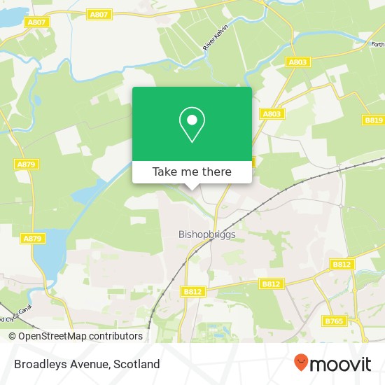 Broadleys Avenue map