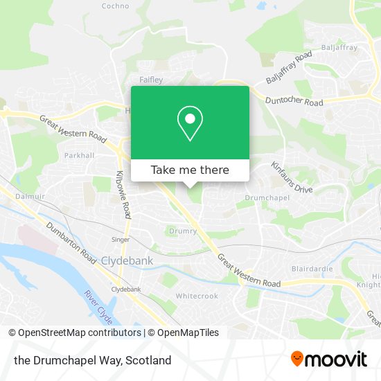 the Drumchapel Way map
