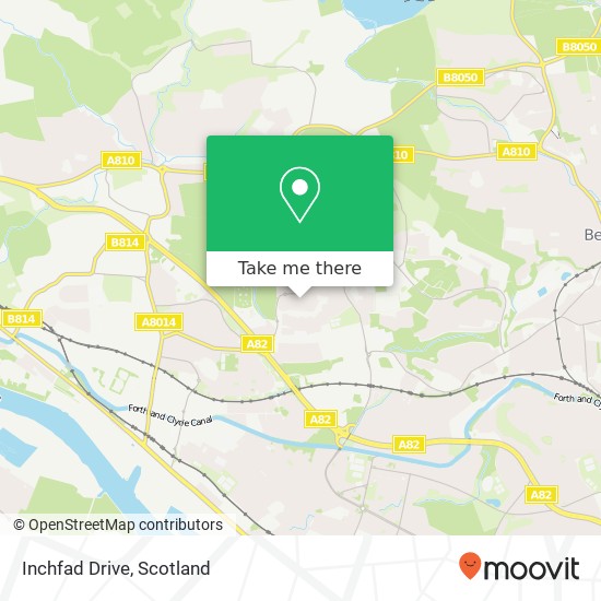 Inchfad Drive map
