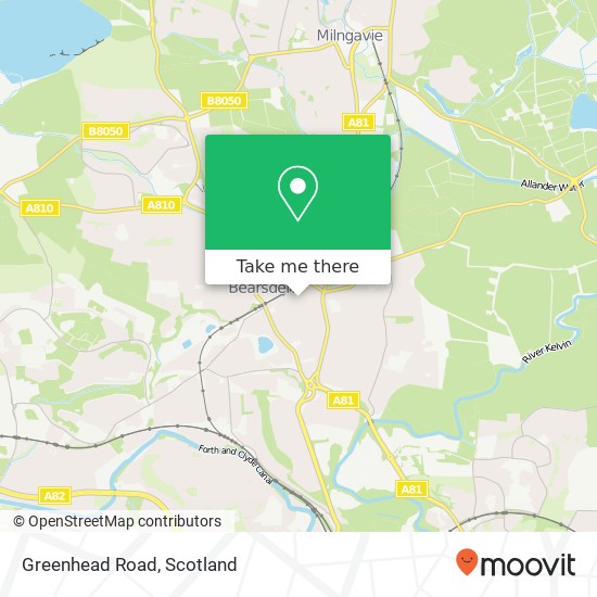 Greenhead Road map