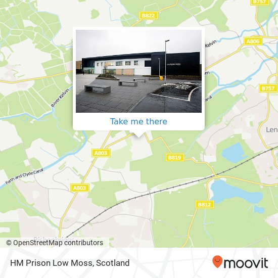 HM Prison Low Moss map