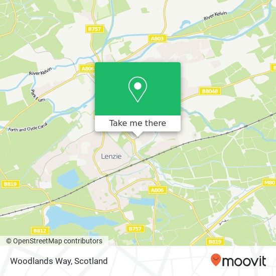 Woodlands Way map