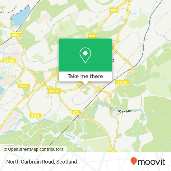North Carbrain Road map