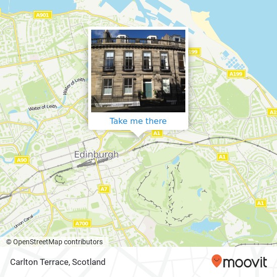 Carlton Terrace map