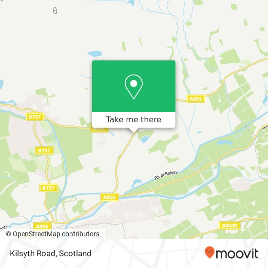 Kilsyth Road map