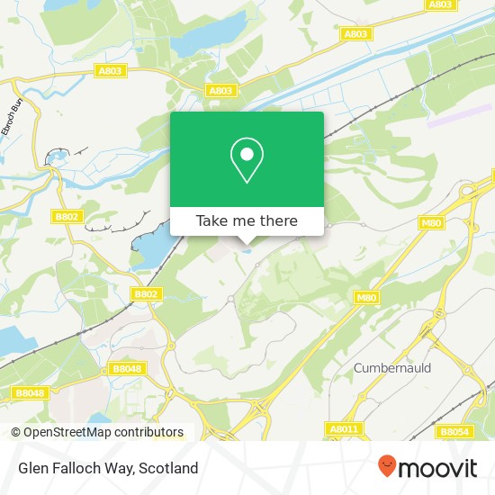 Glen Falloch Way map