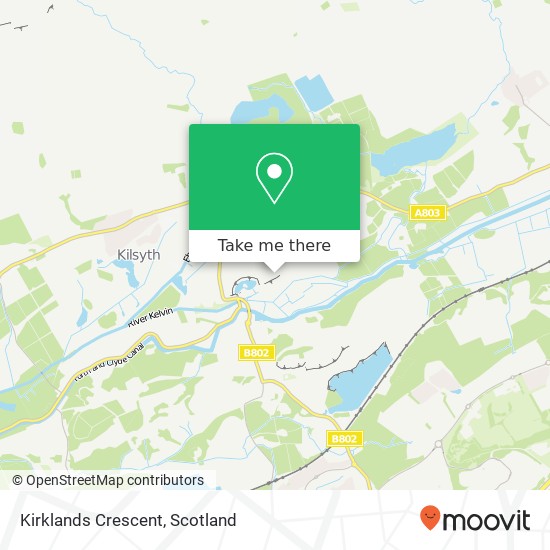 Kirklands Crescent map