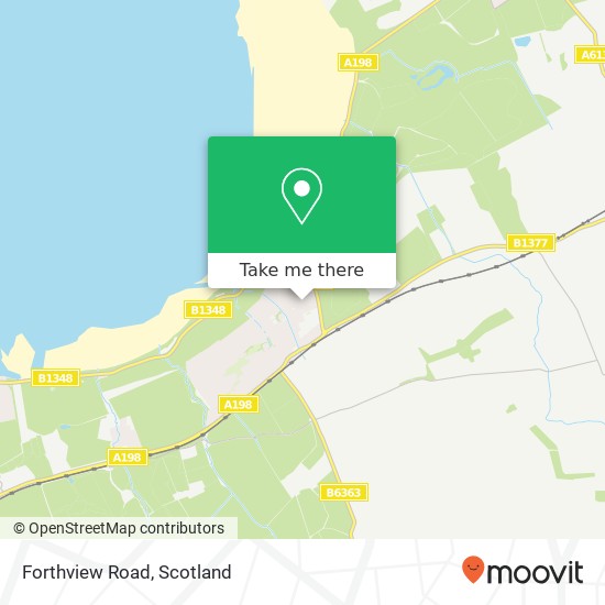 Forthview Road map