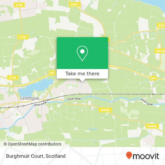 Burghmuir Court map