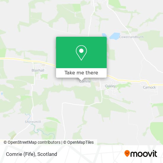 Comrie (Fife) map