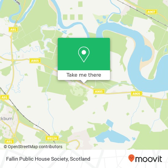 Fallin Public House Society map