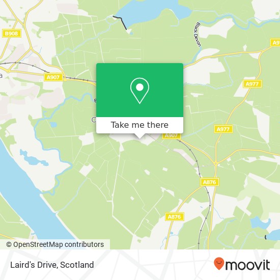Laird's Drive map