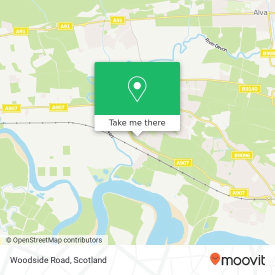 Woodside Road map